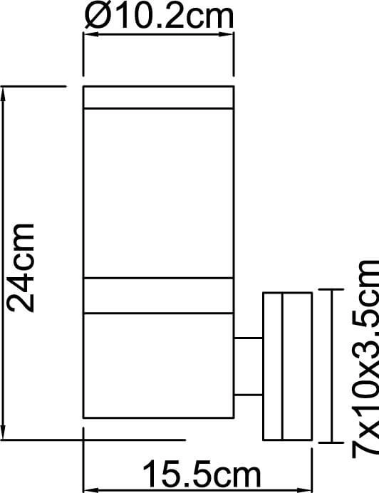 Lampe d'extérieur en acier inoxydable Xeloo Globo 9007371197637