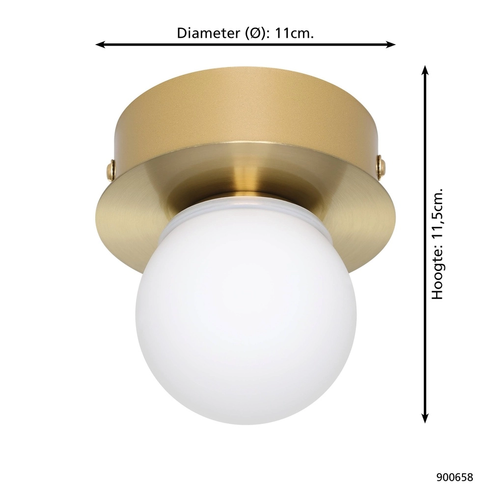 Lumière de plafond en laiton Mosiano Ø 11,5cm Eglo 9008606286089
