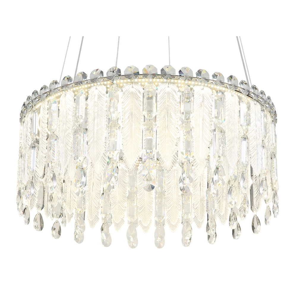 Lampe suspendue Klunka chrome Ø 59,5cm Globo 9007371456093