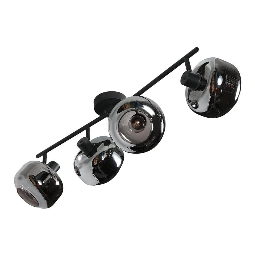 Plafonnier noir Tenebris 4 lumières Steinhauer 8712746178135