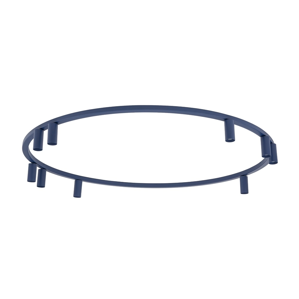 Projecteurs circulaires montés en surface Fourty 9x GU10 - bleu foncé