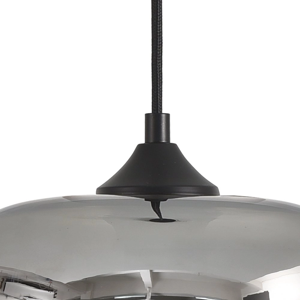 Lampe suspendue Preston-24 verre fumé Artdelight 8719831735792