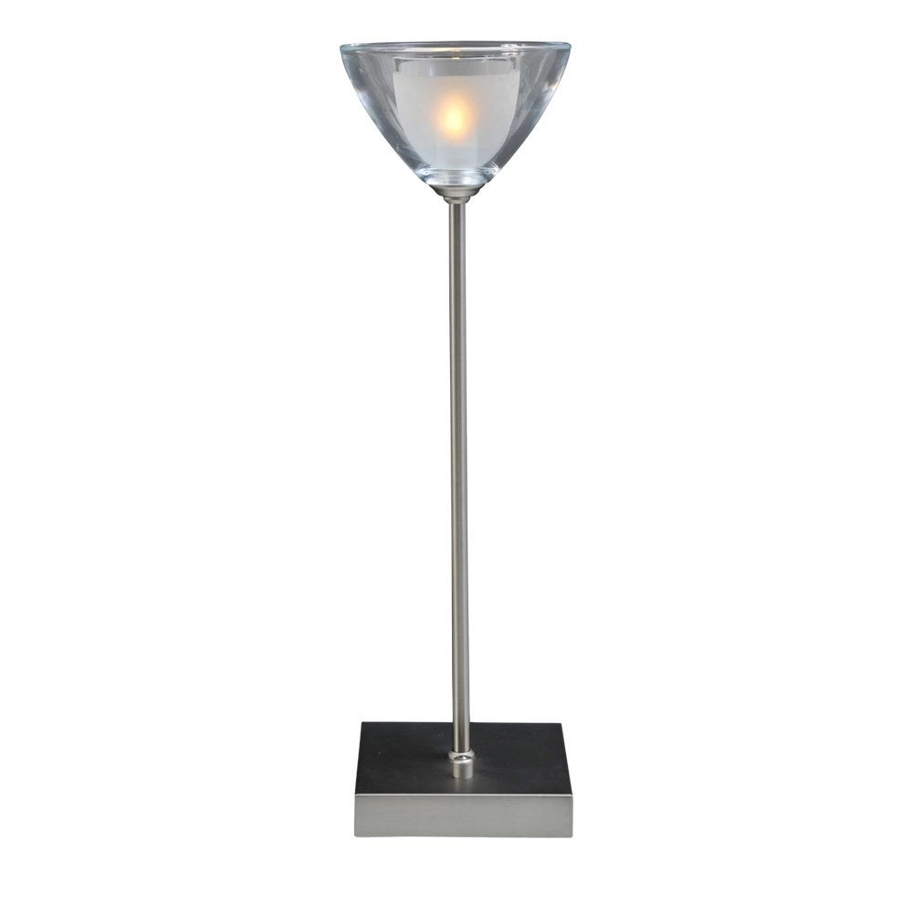 Lampe de table LED Caterina LED 42cm gris métallisé Masterlight 8718121210629