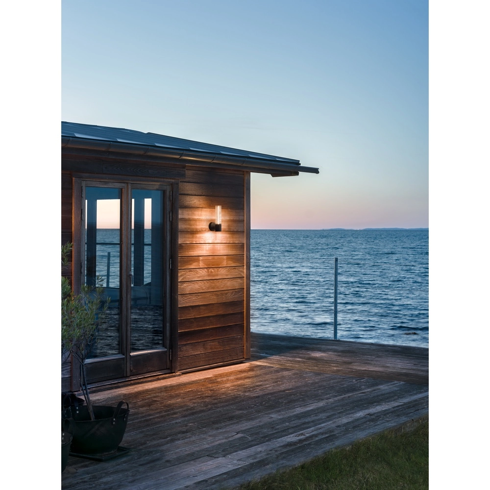 Lampe murale élégante Edison noir avec effet unique 29cm KonstSmide 7318300030423