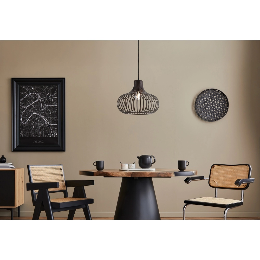Lampe pendante de conception Mateo brun rouille Globo 9007371487561