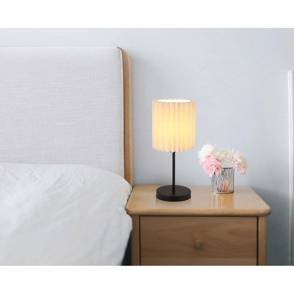 Lampe de table Page Ø 15 cm blanc avec du noir Globo 9007371525591