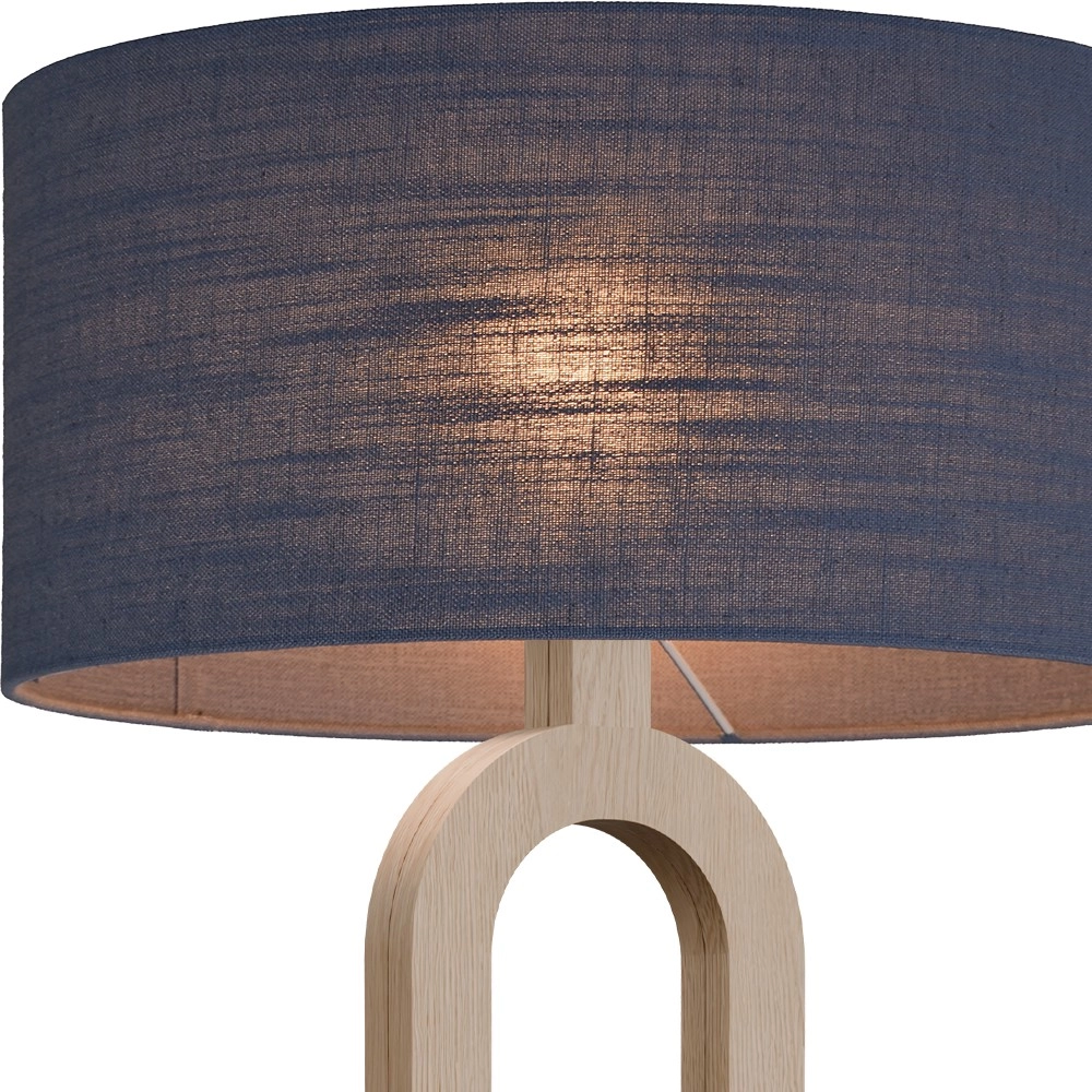 Lampe de pied Sino Loop Bois clair Masterlight