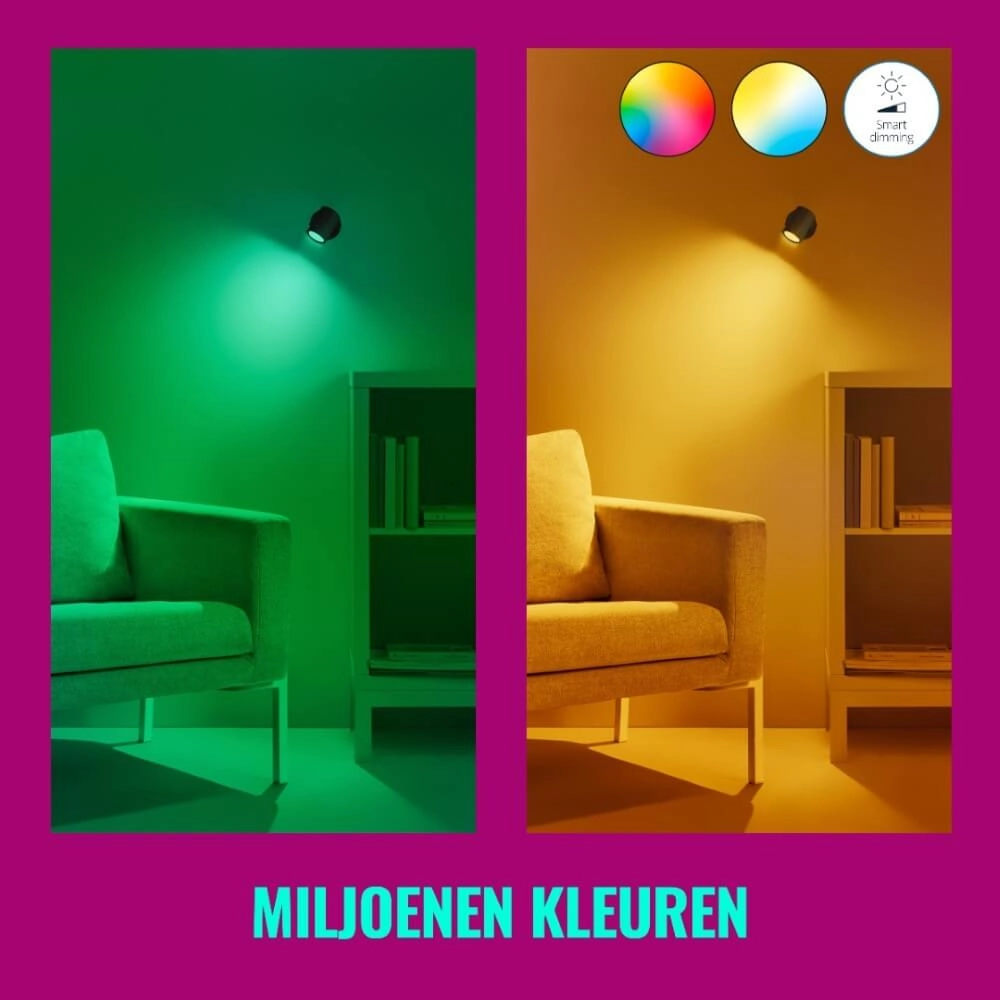 Source lumineuse intelligente Smart GU10 Wiz WiZ 8720169076761