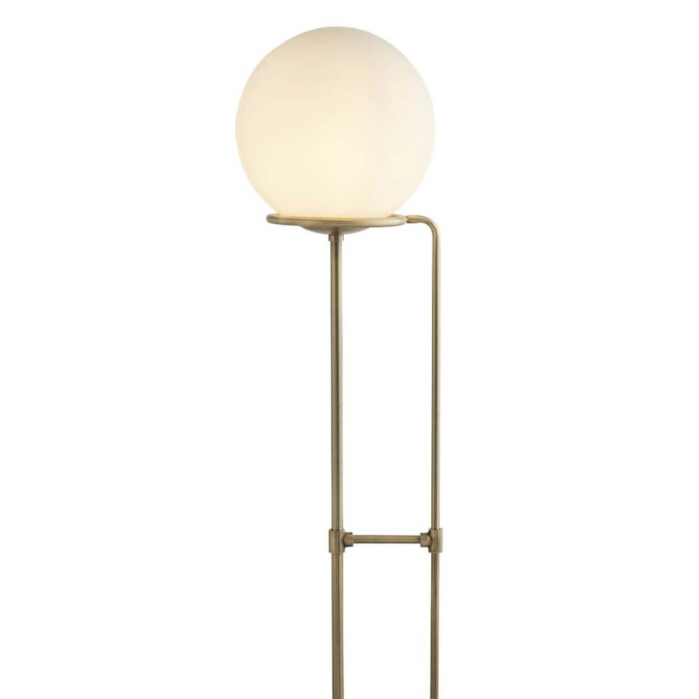 Lampadaire Orbital avec boule de verre Searchlight 5053423097954