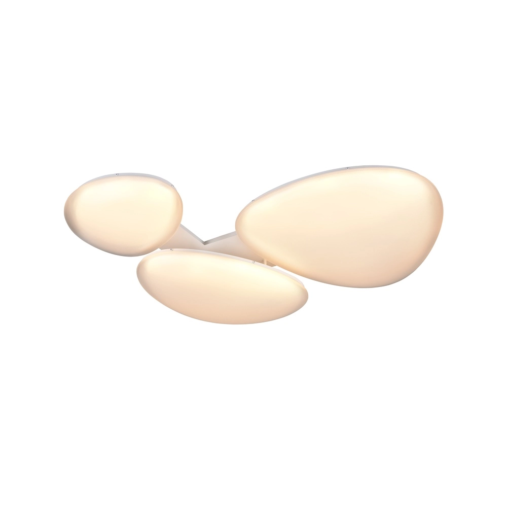 Lampe de plafond Ozera Triple blanc