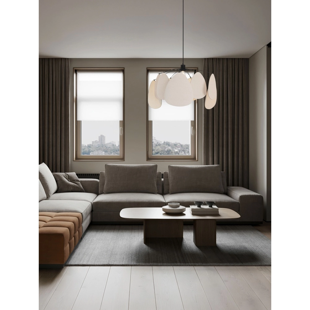 Lampe suspendue Olina beige