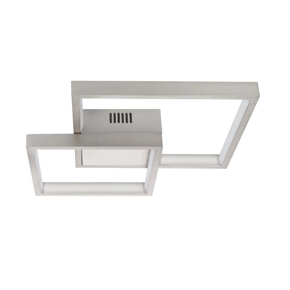 Plafonnier design Piazza nickel 32 x 32cm Plafonnier design Piazza nickel 32 x 32cm
