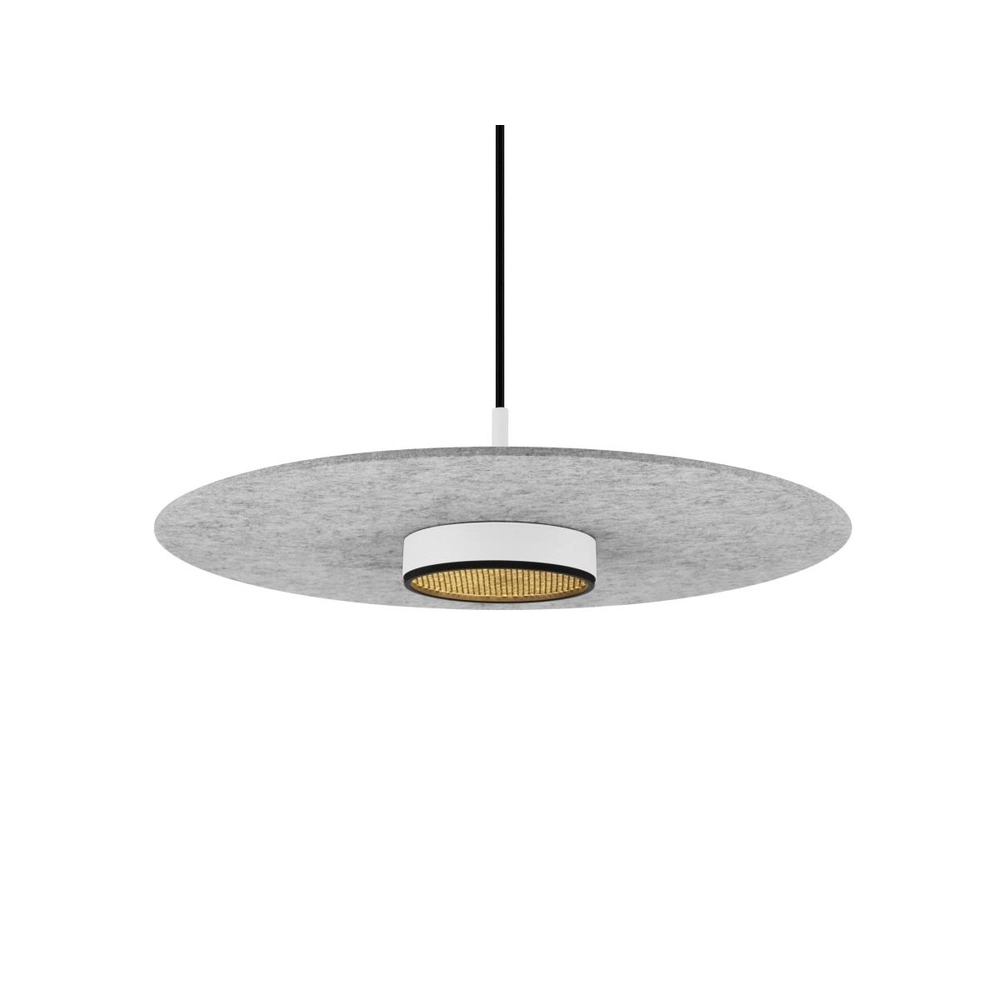 Capuche en feutre Grip! Flat Ø 50 x 0,6cm gris SLV 4024163316170