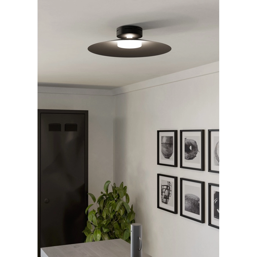 Plafonnier design Conomavilla-Z Noir intelligent Eglo 9008606360581