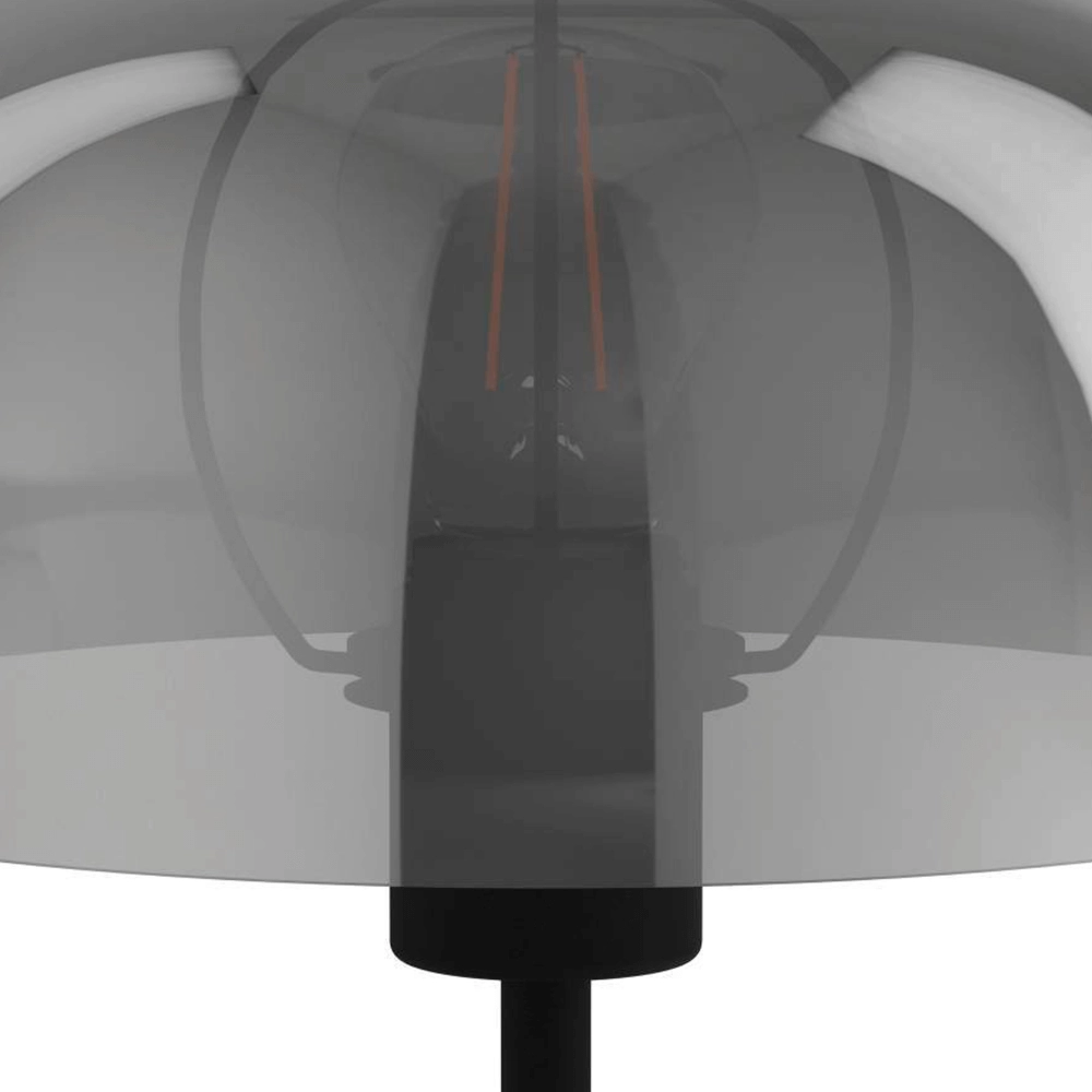 Lampe à poser design Solo 2 blanc Eglo 9008606235346