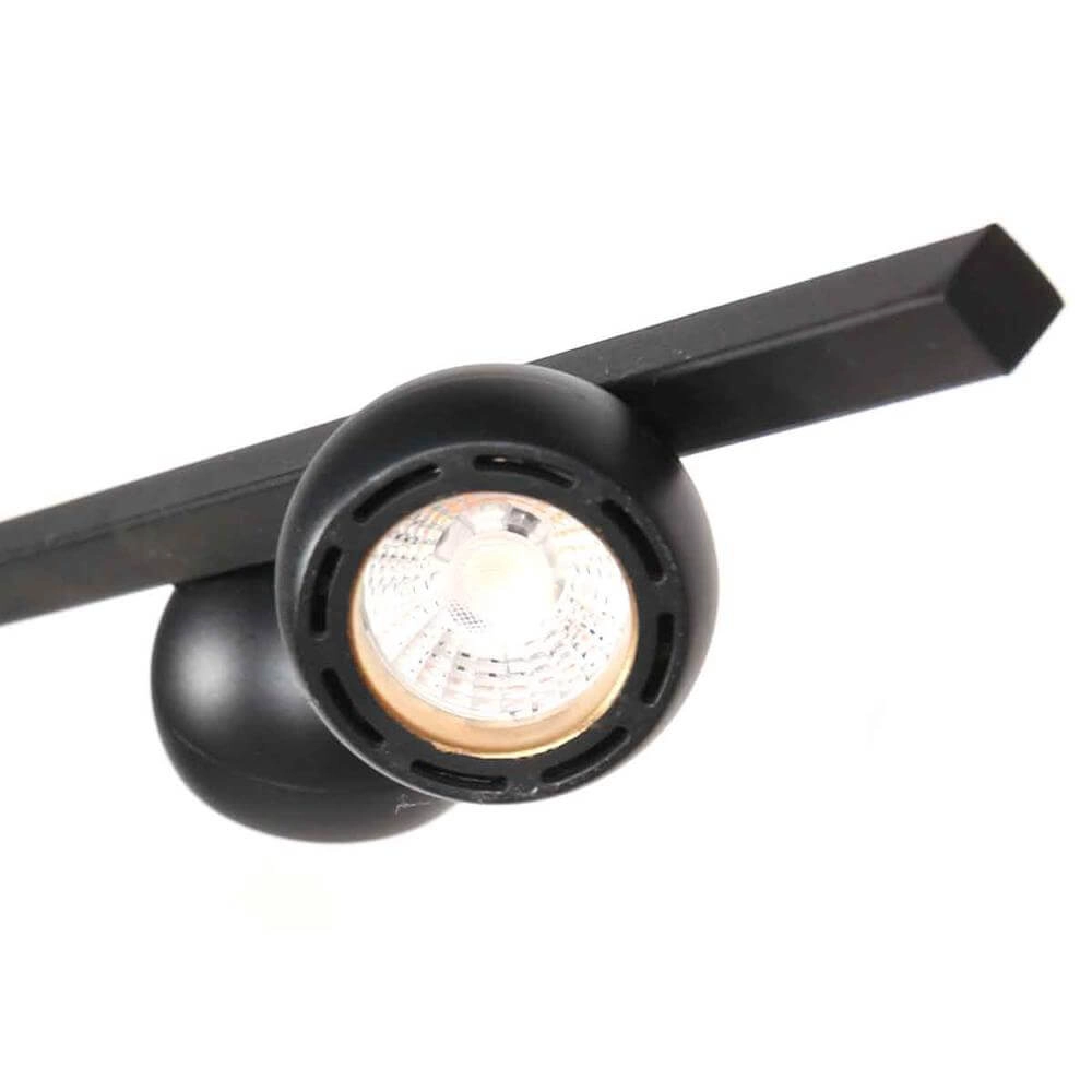 Suspension 6 lumières Marcadore noir droit Steinhauer 8712746176643