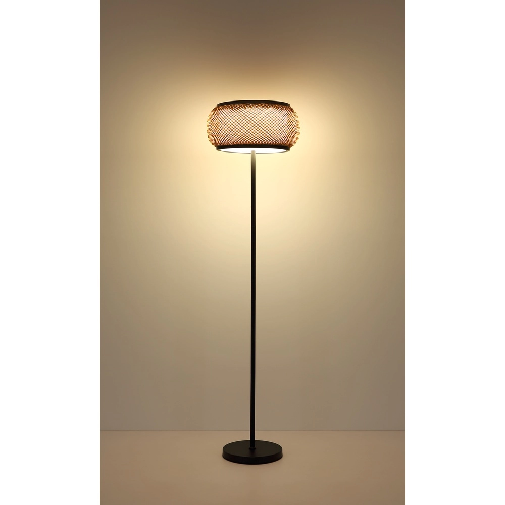 Lampe de pied Bambora avec du bambou Ø 38 cm Globo 9007371569861