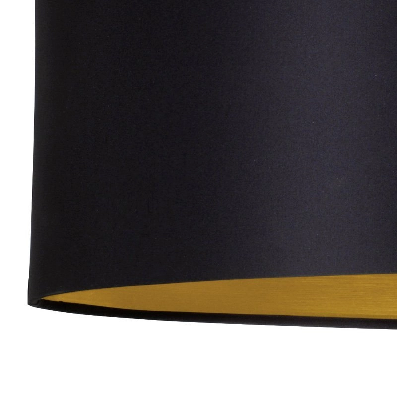 Lampe à suspension Maserlo 78cm noir avec or Eglo 9002759316112