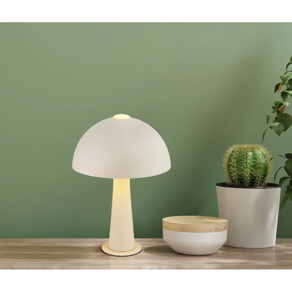 Lampe de table moderne Julia brun sable Globo 9007371589616