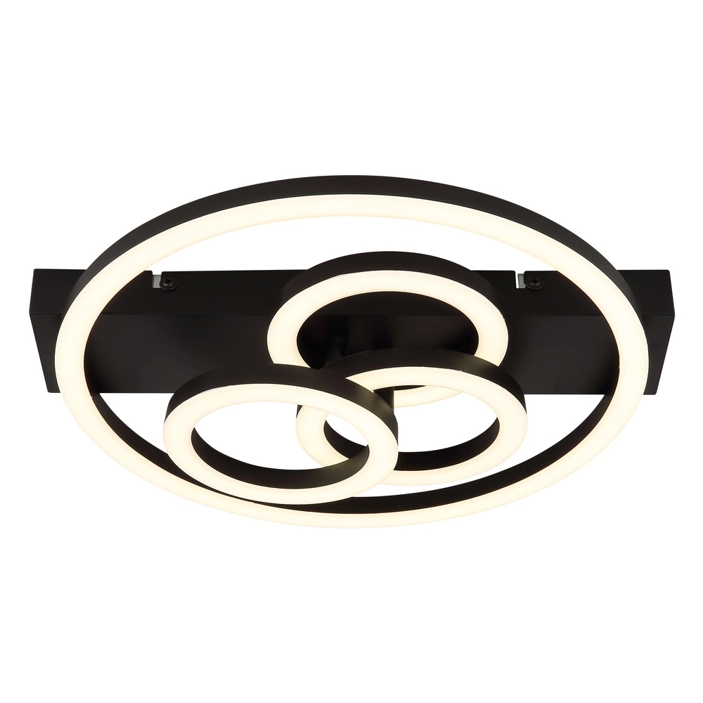 Lampe de plafond noire Darryl I Conception Globo 9007371487295