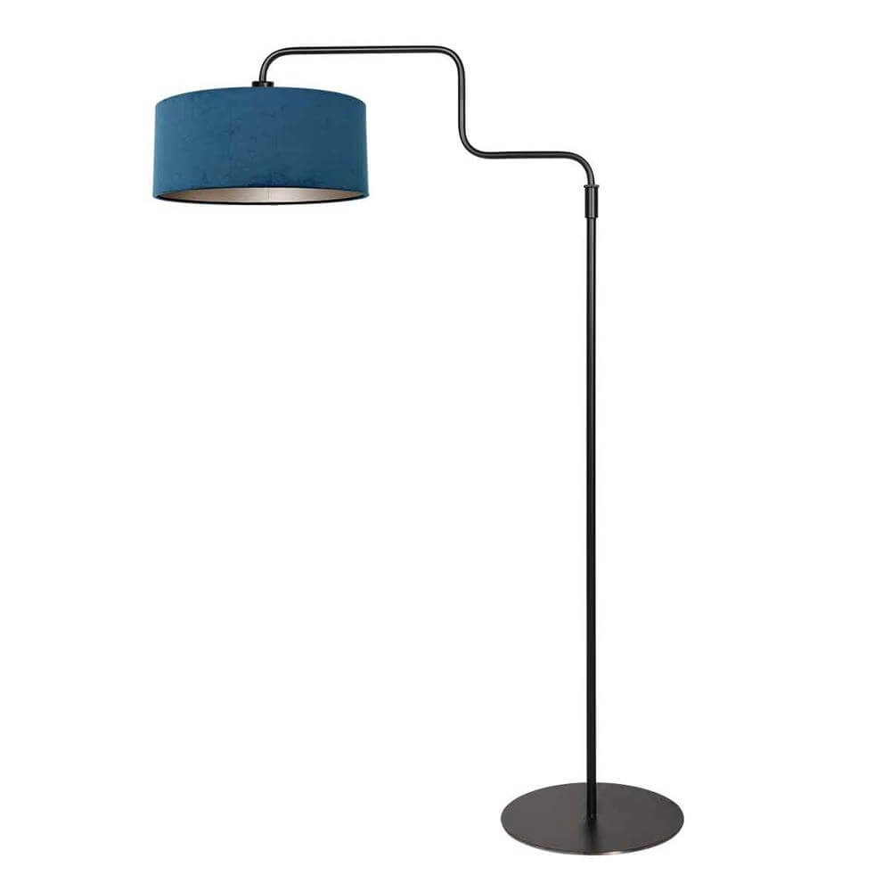 Lampadaire Bloeba noir avec capuche bleue Steinhauer 8712746177015