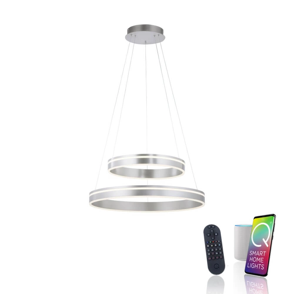 Lampe suspendue Q-Vito Ø 59cm en métal Paul Neuhaus 4012248351482