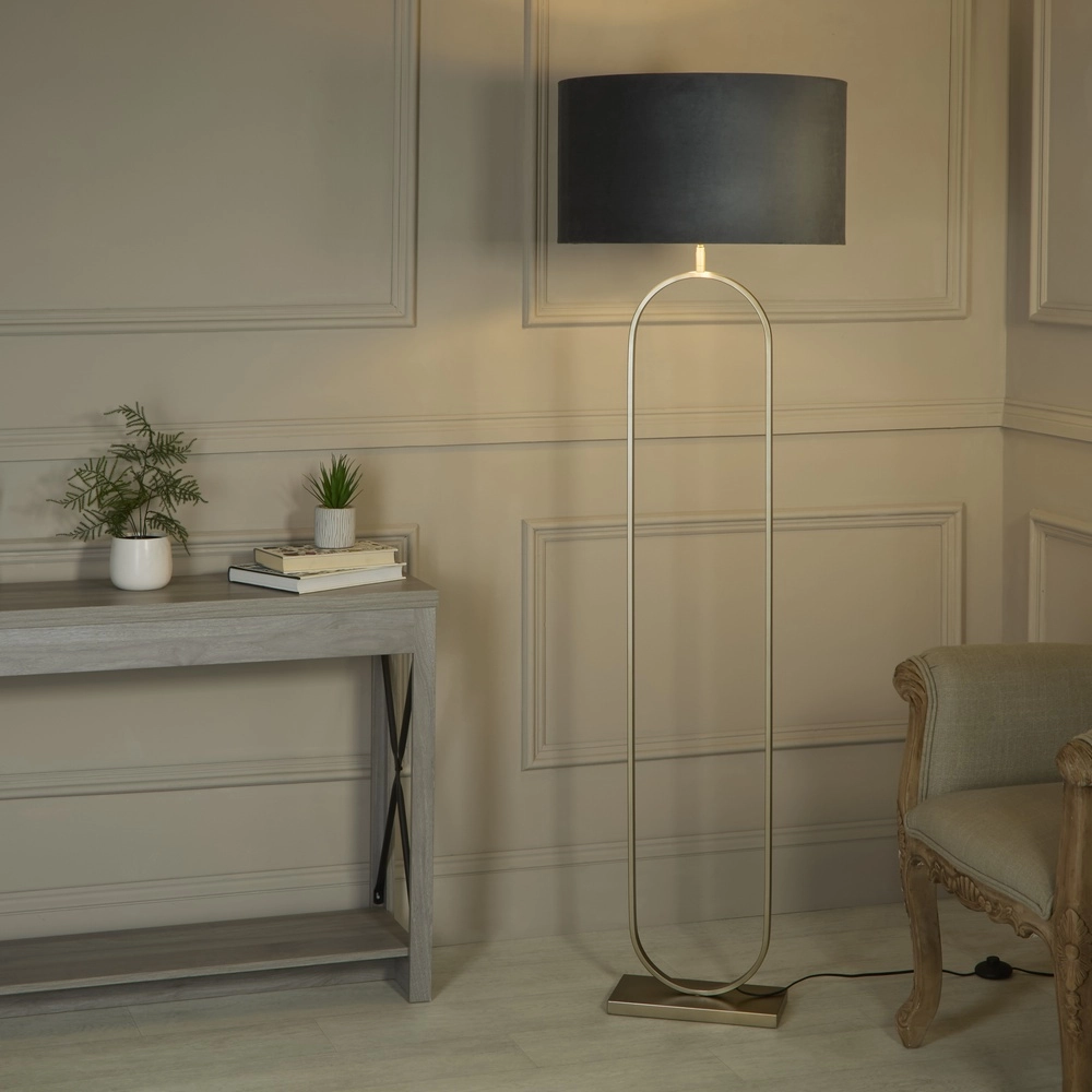 Lampadaire Modish bronze avec teinte gris foncé Searchlight 5053423307626