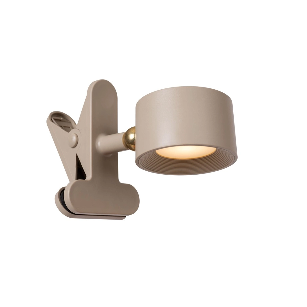 Lampe de bureau rechargeable Jolan taupe Lucide 5411212461100