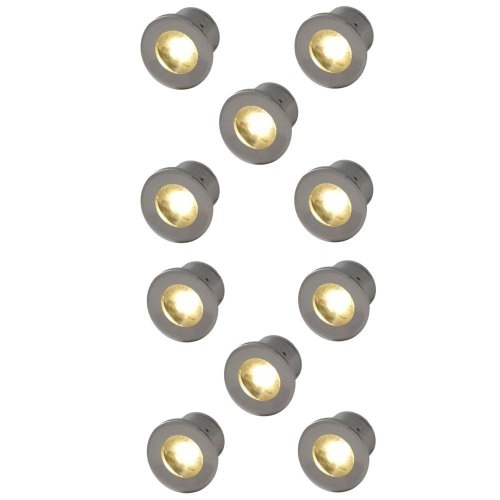 LED spots encastrés Forte Mini (10x) 2700K
