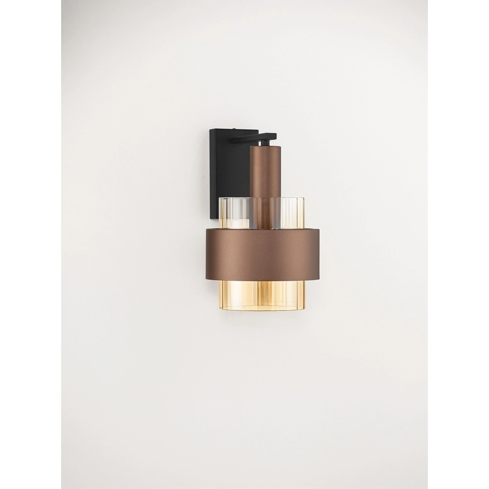 Lampe murale moderne Serena Café brun Lyora 5212063501201