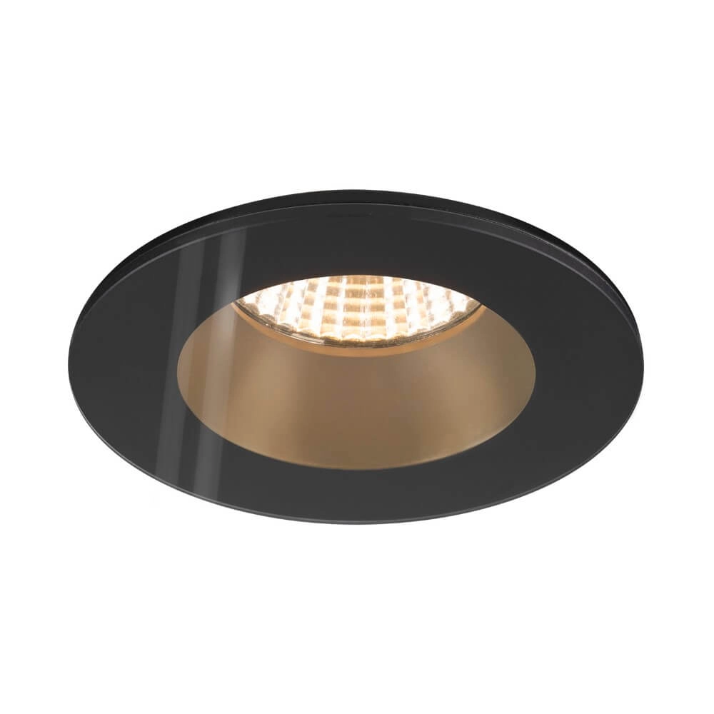 Anneau de montage New Tria 68 IP65 rond noir - sans raccord SLV 4024163276535