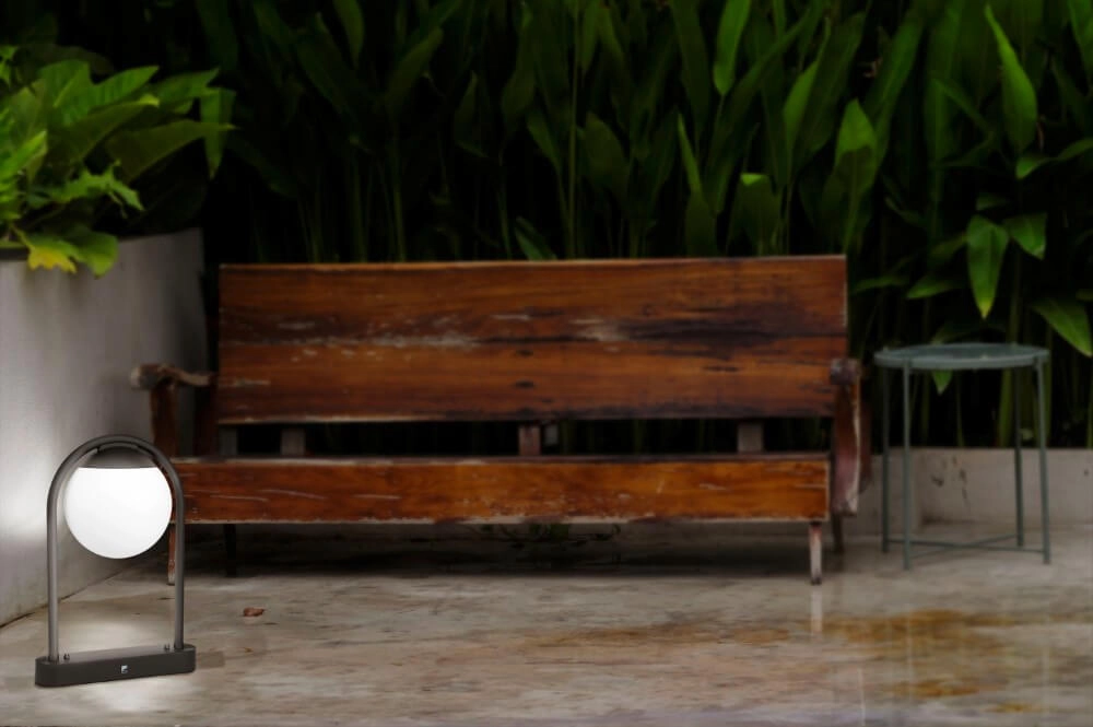 Lampe boule design Prata Vecchia 32 cm noir Eglo 9002759987329