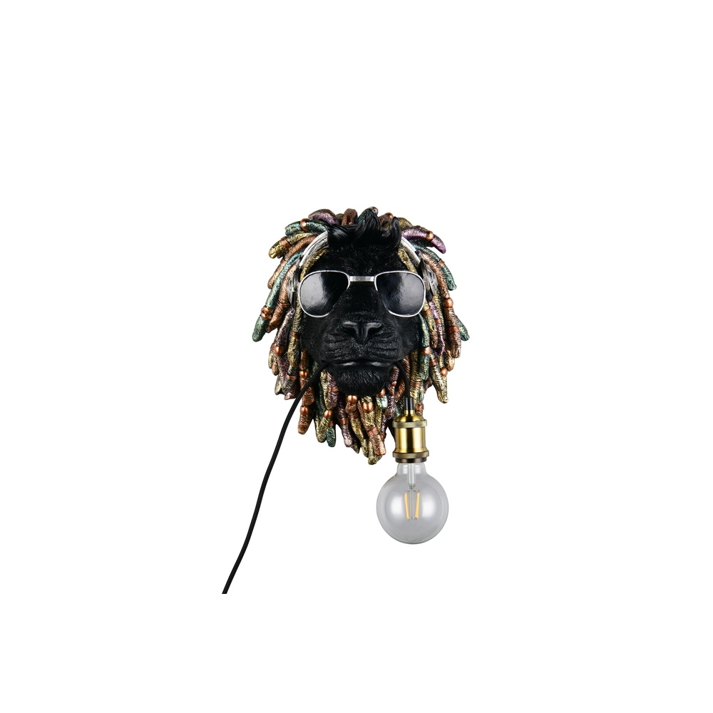 Applique murale Leo noir Trio 4017807677911