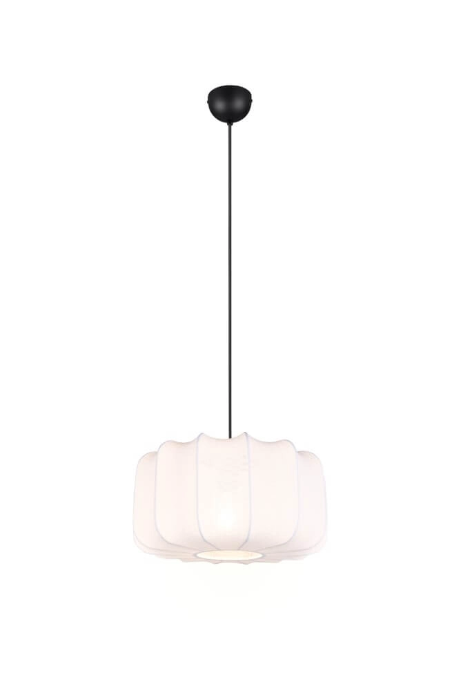Suspension design blanche Madleine Ø 40cm