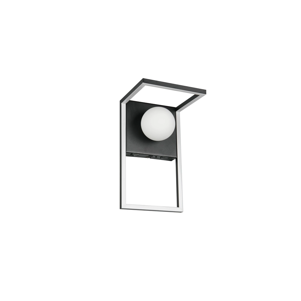 Lampe murale de conception Arola Noir Trio 4017807683530