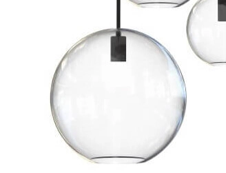Lampe suspendue Vide Sphere avec du verre Lyora 5903139778893