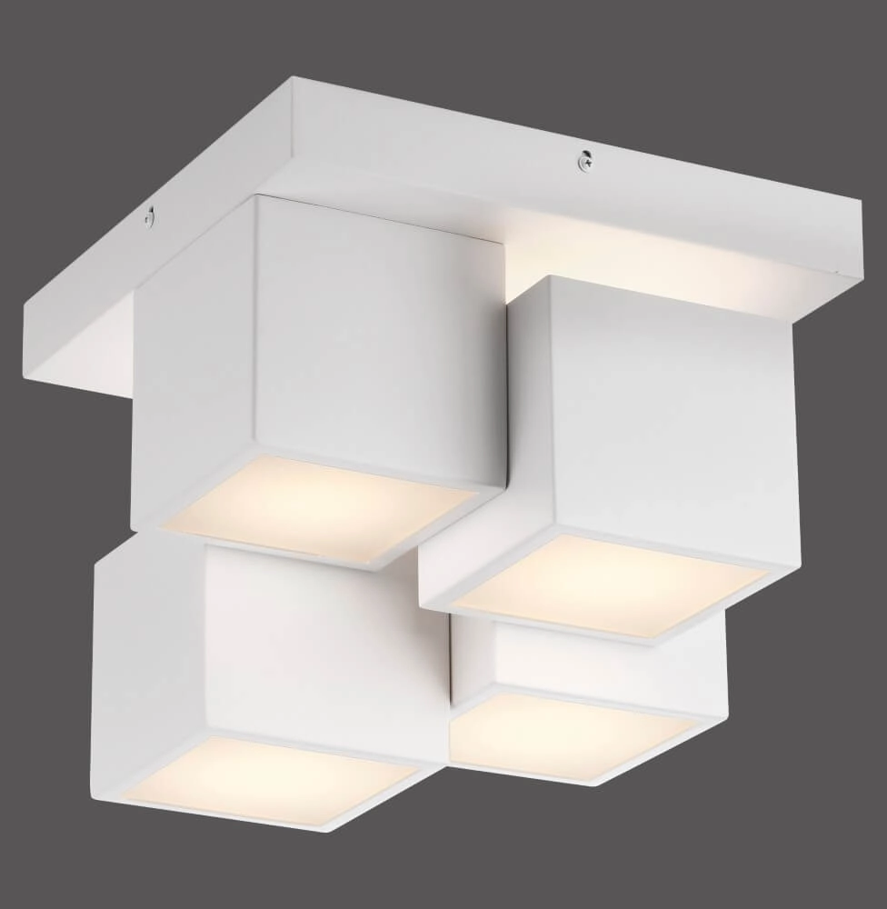 Plafonnier blanc Tetris blanc Just Light 4043689004545