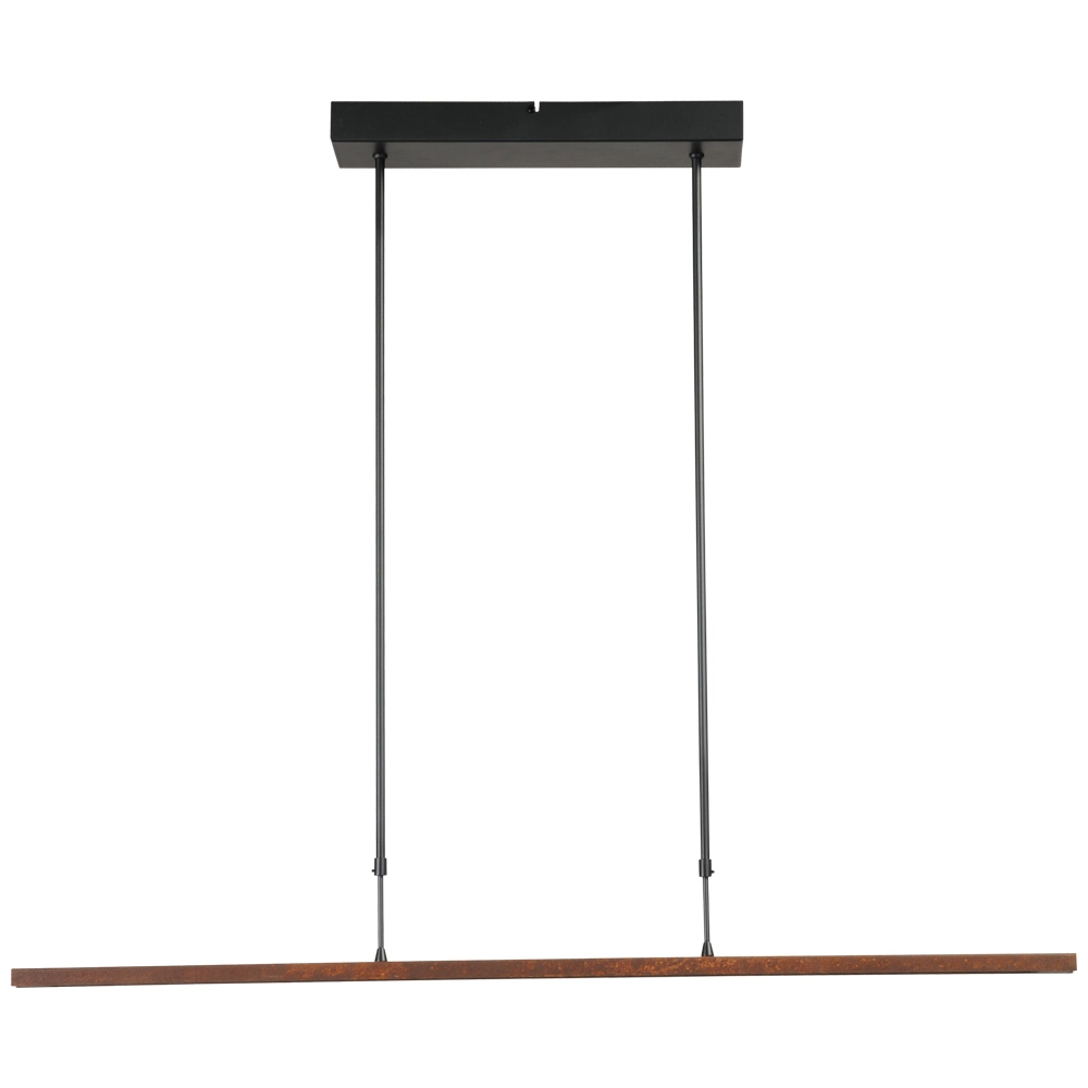 Lampe suspendue Iota 100 cm marron rouille