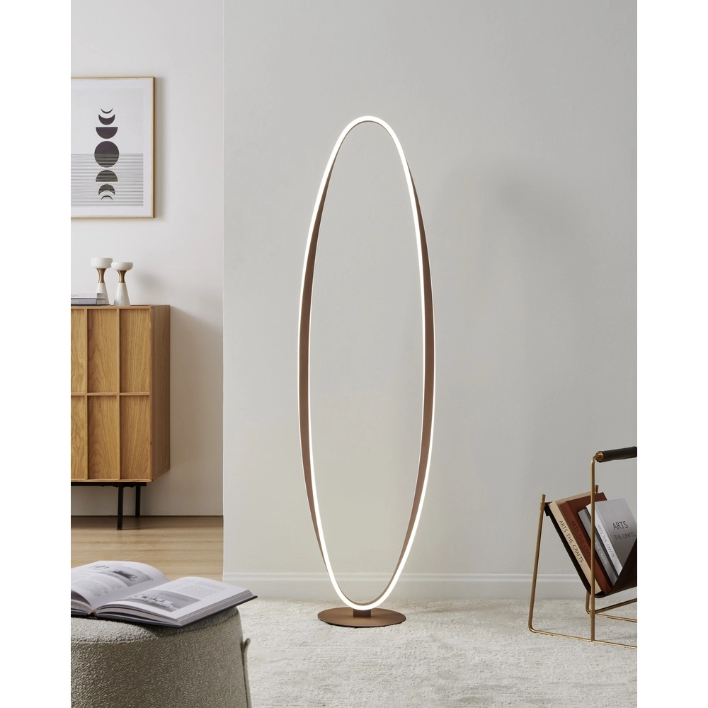 Lampadaire de conception Camerota Bronze foncé Eglo 9008606391264