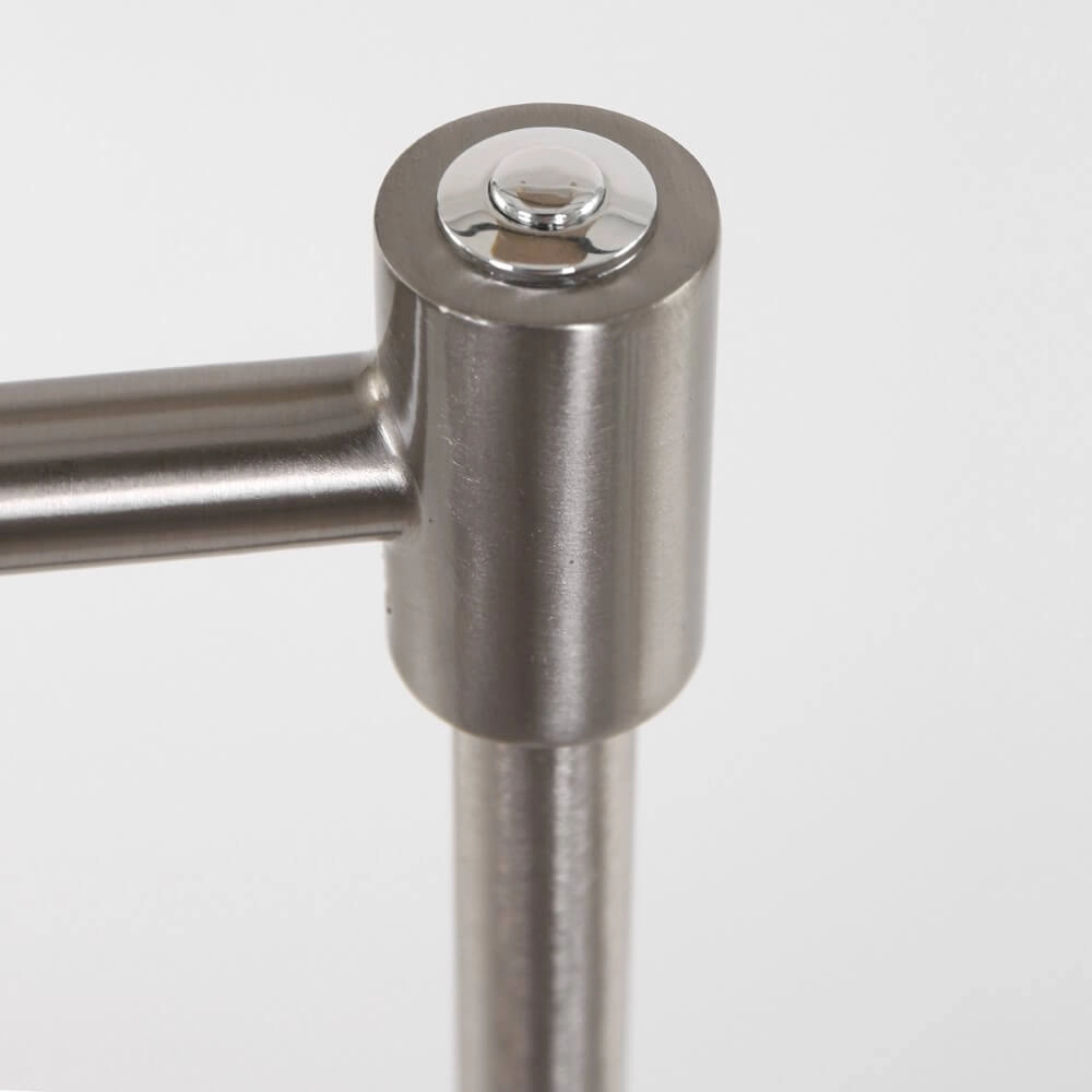 Lampadaire LED Mexlite gris métallisé Steinhauer 8712746048117