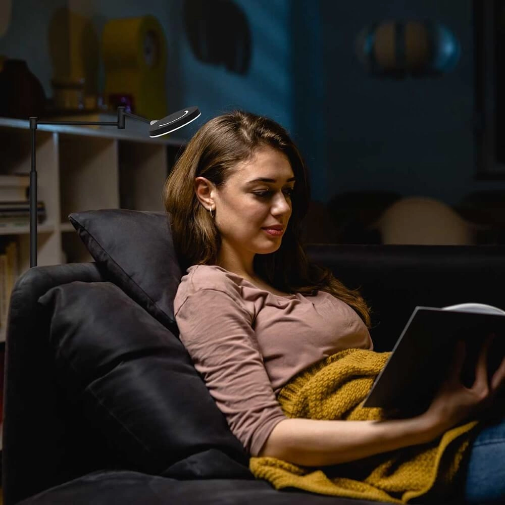 Lampe de lecture LED rechargeable Soleil noir Steinhauer 8712746167009