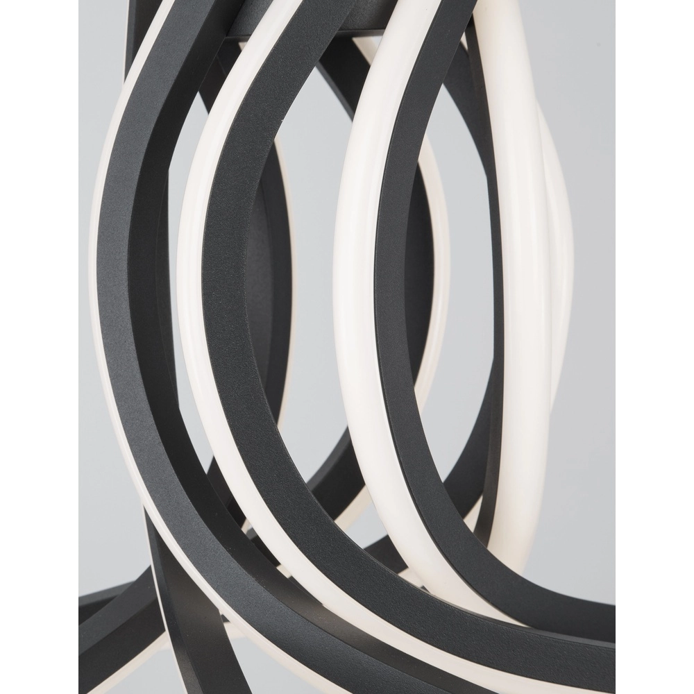 Suspension design Narvi M noir Ø 80cm Lyora 5212017424198