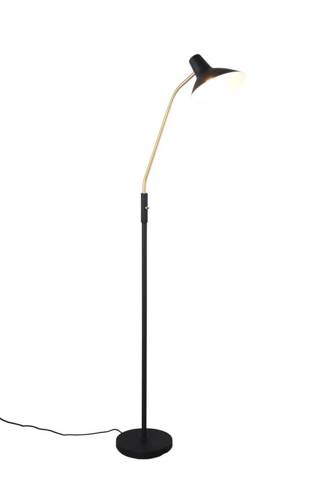 Lampe de lecture sur pied Traveller noir Trio 4017807613735