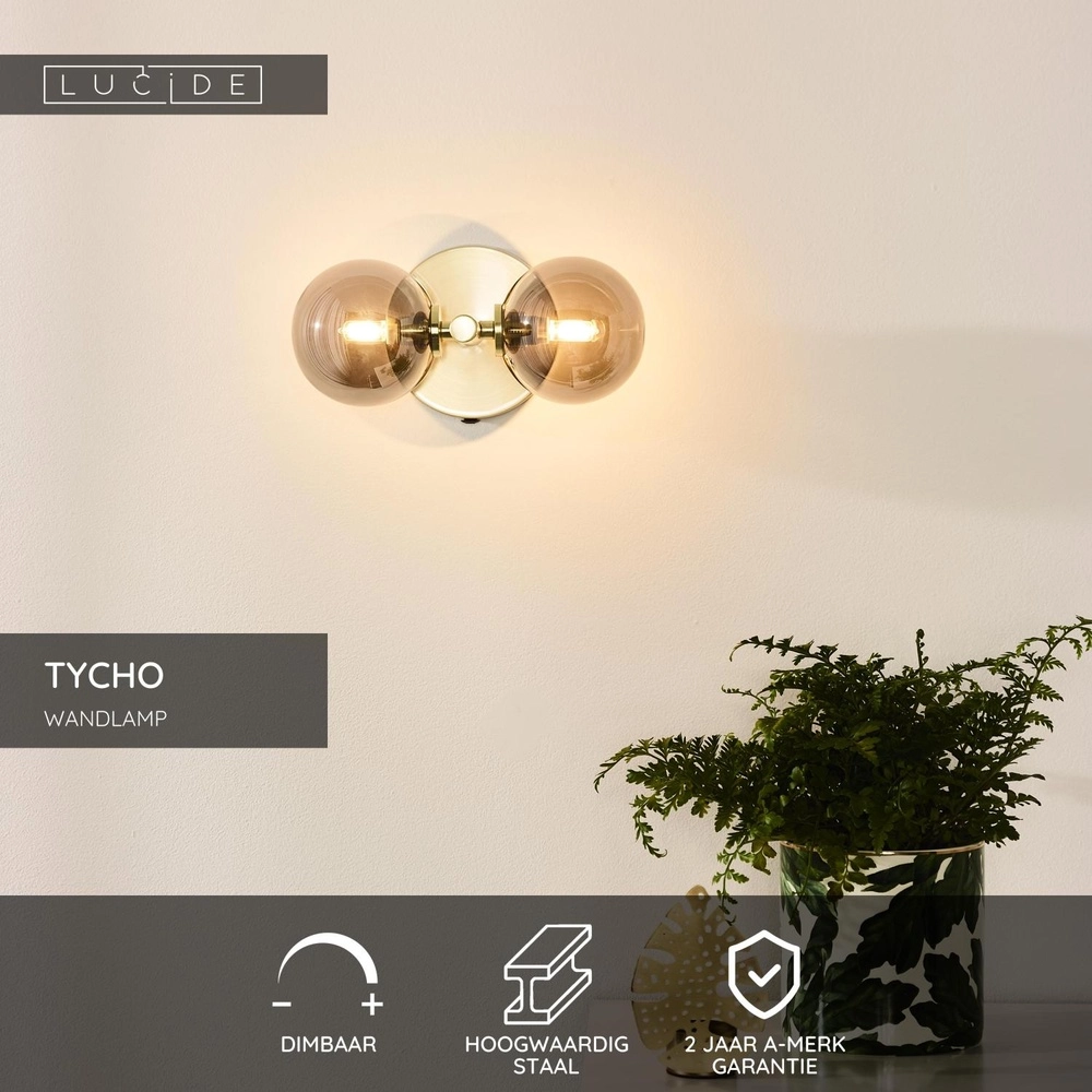 Lampe murale Tycho Or Lucide 5411212450937