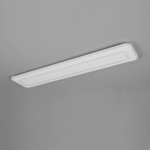 Lampe de plafond moderne Riva Blanc 90 cm Trio 4017807682953