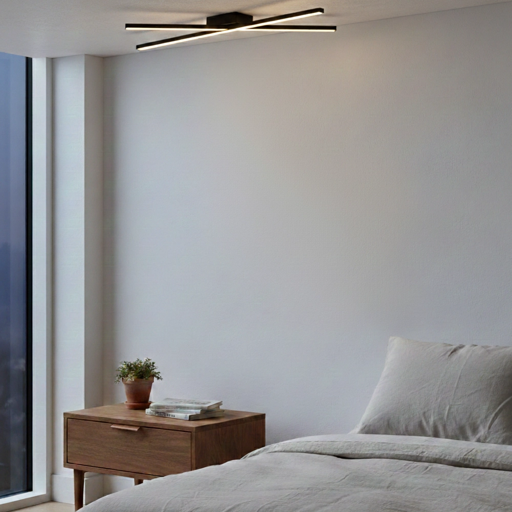 Plafonnier design Akro noir