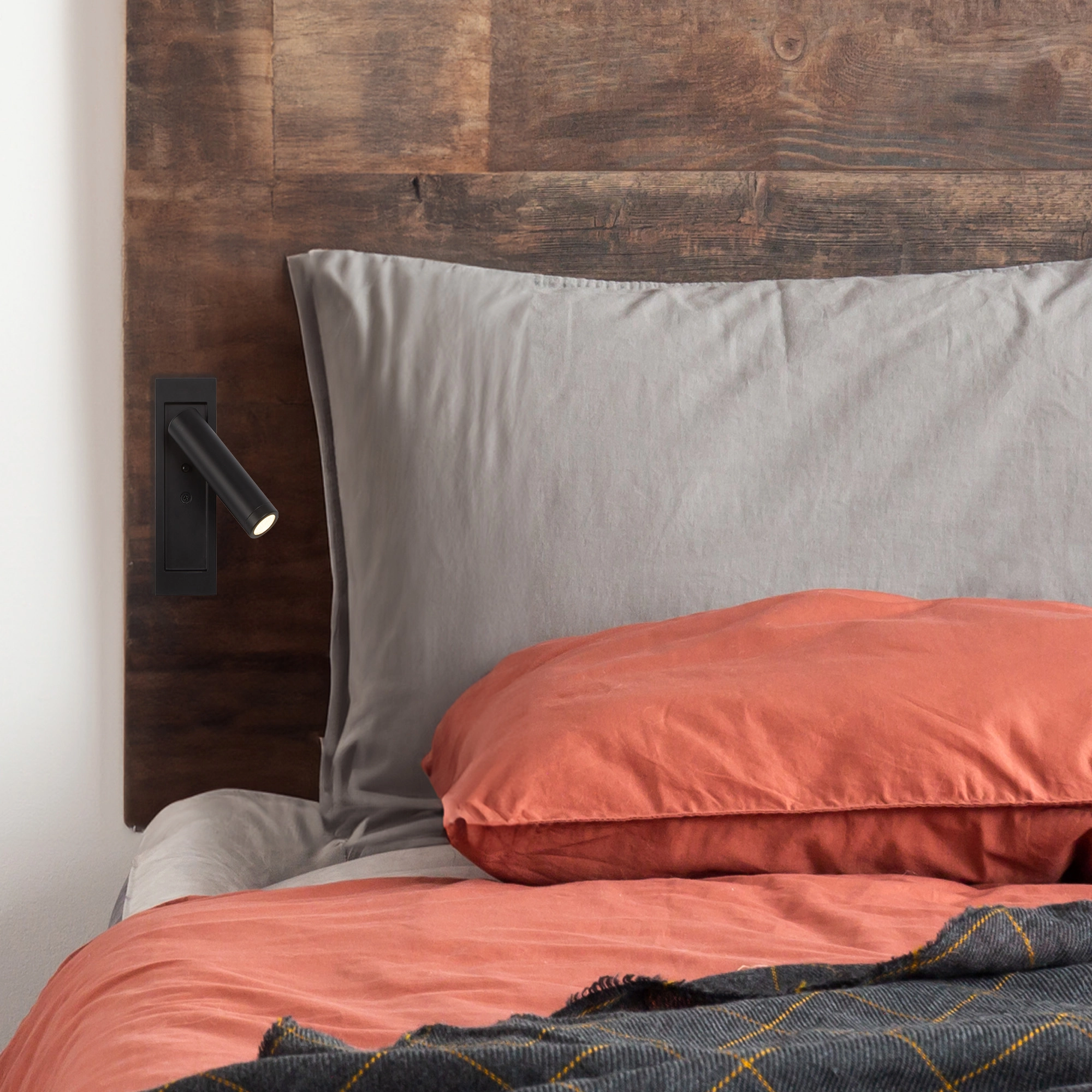 Lampe de chevet Marylebone Noir intégré Lyora 5053423275895