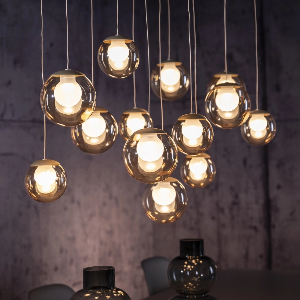 Lampe suspendue à 13 lumières Pure Popup Bronce Paul Neuhaus 4012248398319