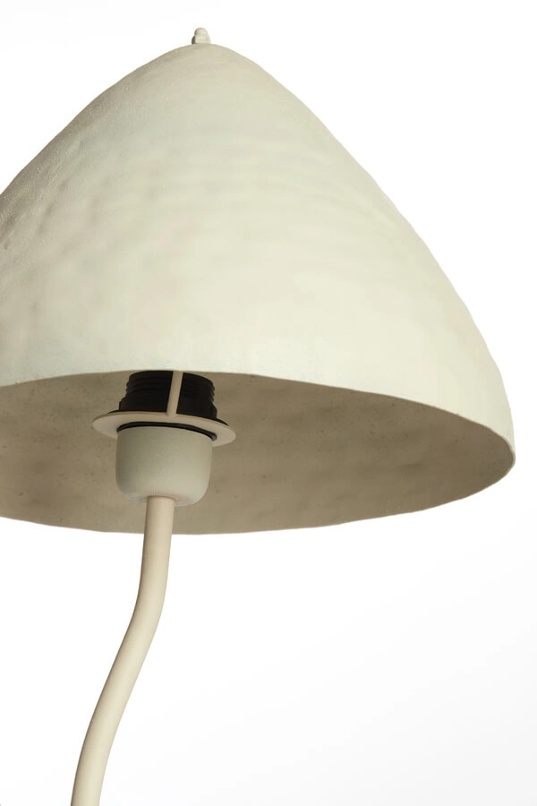 Lampe de table Elimo Ø 25cm x 50cm blanc Light & Living 8717807705176