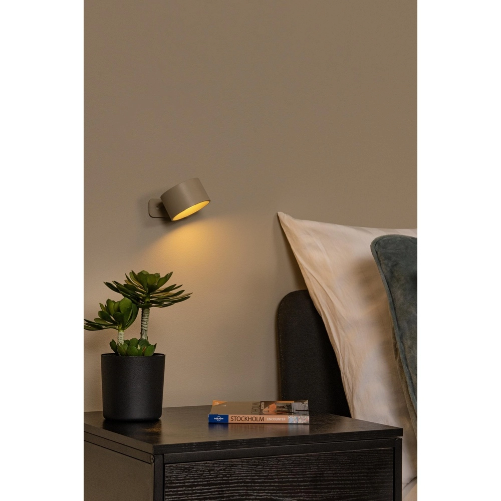 Lampe de bureau rechargeable Jolan taupe Lucide 5411212461100